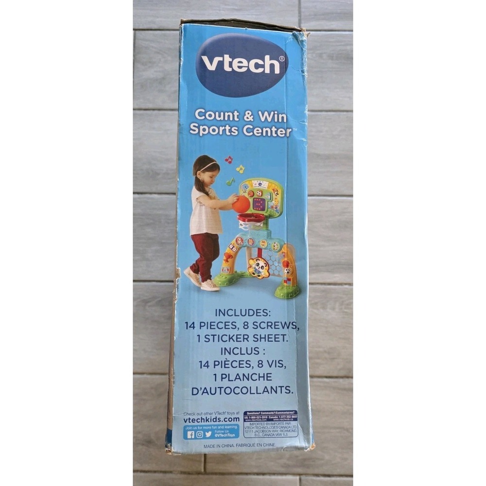 New VTech Count & Win Sports Center with Basketball and Soccer Ball Kids Play - Picture 4 of 4